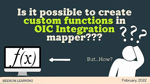 How to create custom user defined functions in OIC Integration mapper | xsl:function | XSLT 2.0