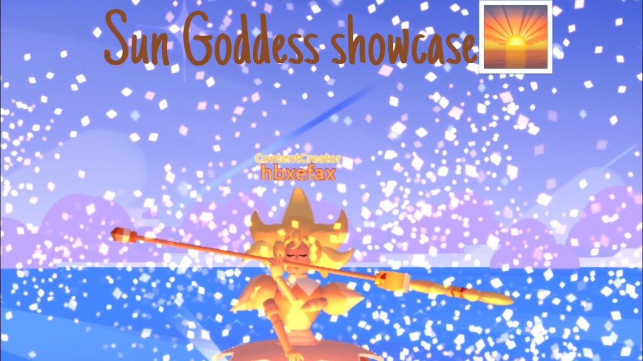 Showcase da Sun Goddess🌅☀️ no #stevenuniverse Rp #roblox - YouTube