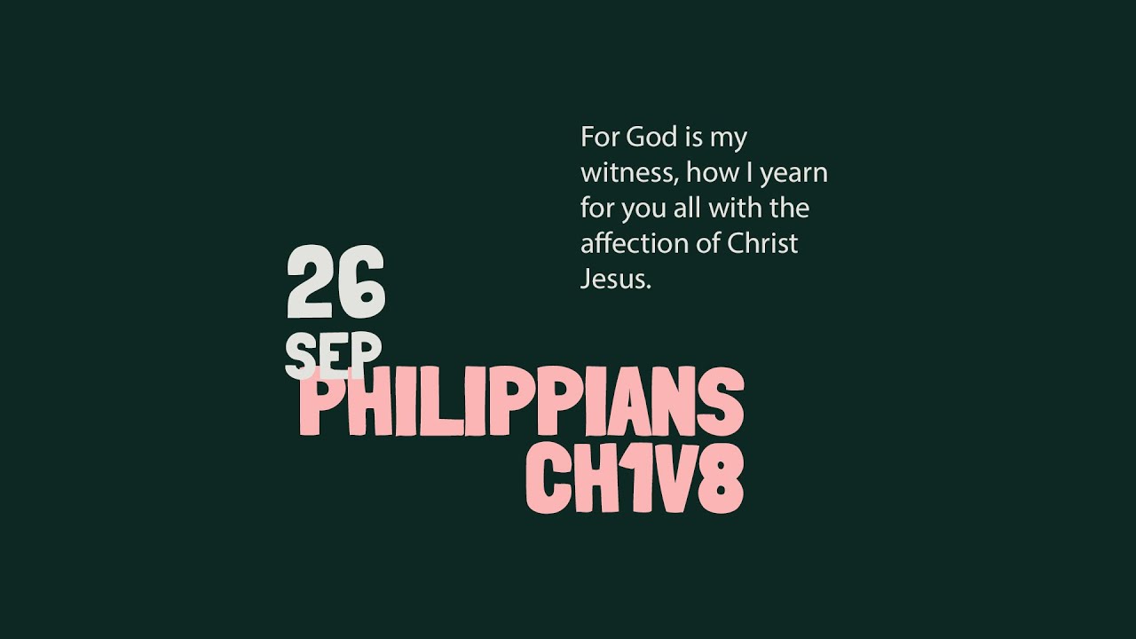 Daily Devotional with Matt Carvel // Philippians 1:8 Cover Image