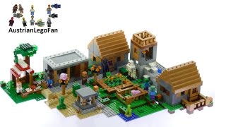 Lego Minecraft 21128 The Village - Lego Speed Build Review