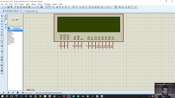 Arduino uno  + LCD  Parte 1  -  simulação no proteus 8 5