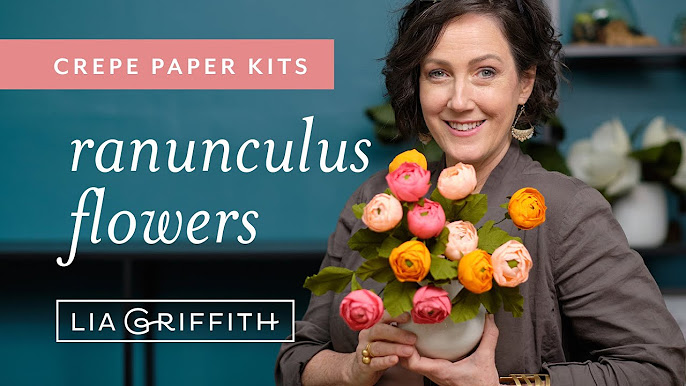 How To: Make Paper Flowers with Lia Griffith Crepe Paper Kits 