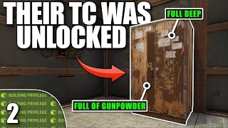 THIS CLAN PUT ALL OF THEIR GUNPOWDER IN THEIR TOOL CUPBOARD | Solo Rust