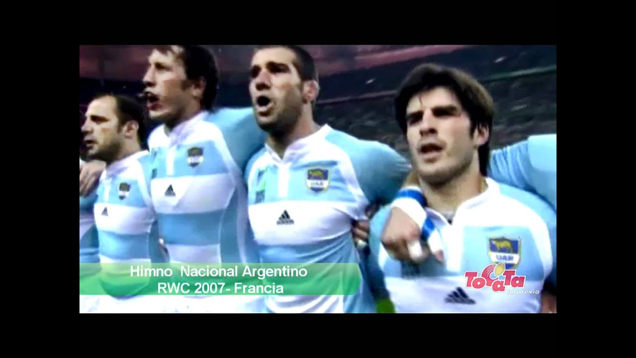 Himno Nacional Argentino Pumas RWC 2007 - YouTube