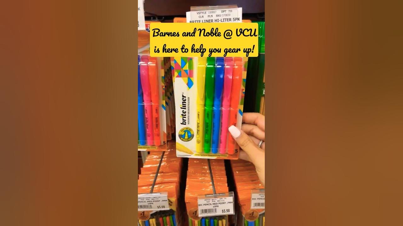 🐏 VCU classes start August 23! Barnes and Noble VCU is here to help