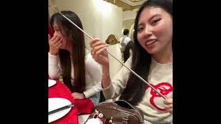 Using extra long fork to see his reaction 🤣🤣 #funny #prank  #fyp #viral #funnyvideo #scared #fun Profile