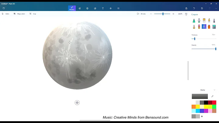 How to create interior solar system planets in Paint 3D "by Niko"