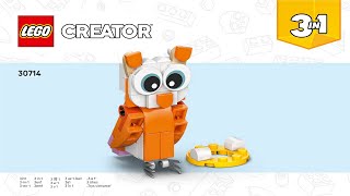 👑 LEGO instructions 👑 Creator 👑 30714 👑 Orange Cat 👑 Book 3 👑