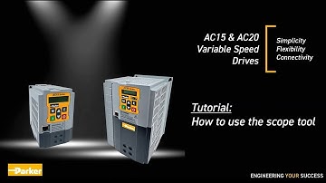 How to use AC Variable Speed  Drive Scope Tool | Parker Hannifin