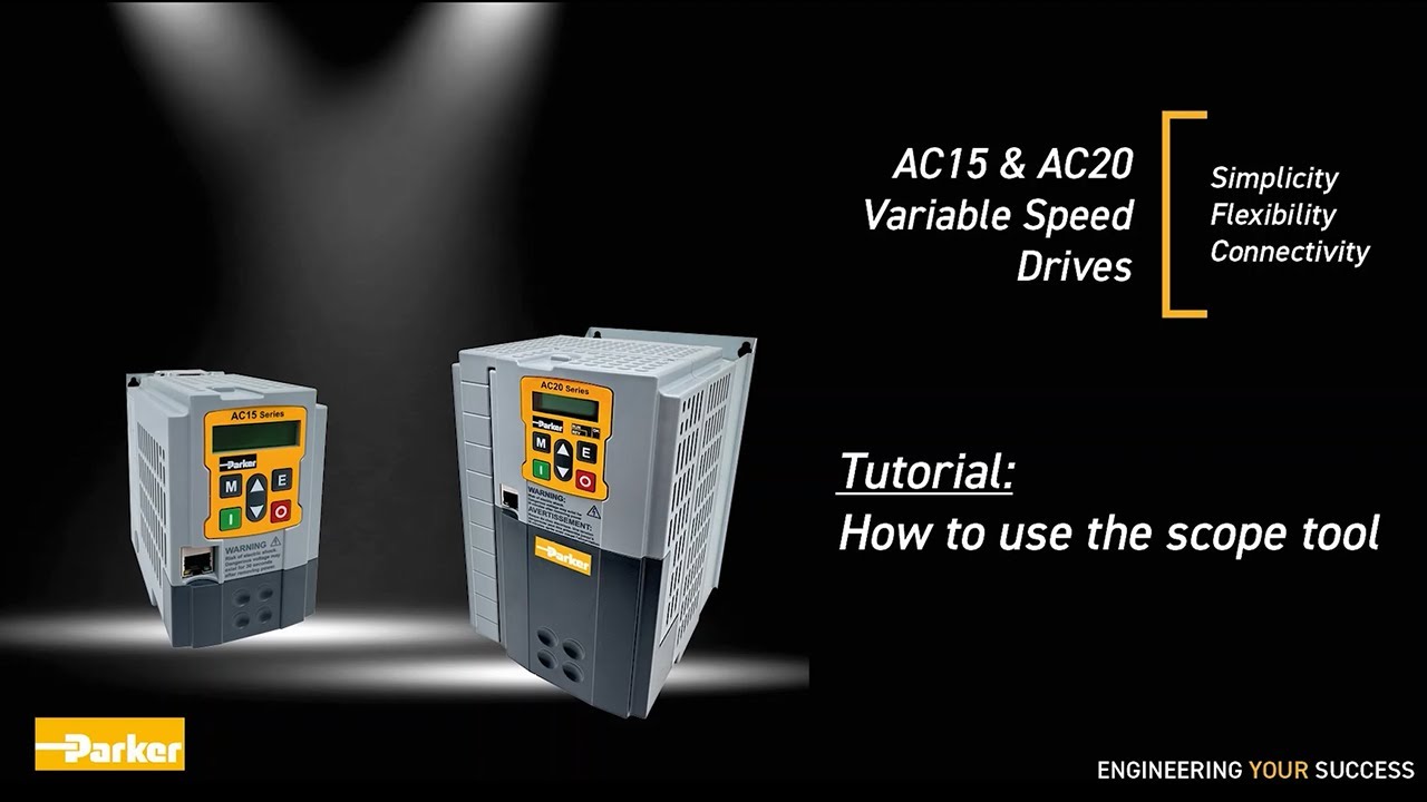 How to use AC Variable Speed  Drive Scope Tool | Parker Hannifin