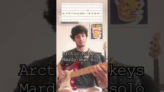 Arctic Monkeys - Mardy Bum solo guitar lesson