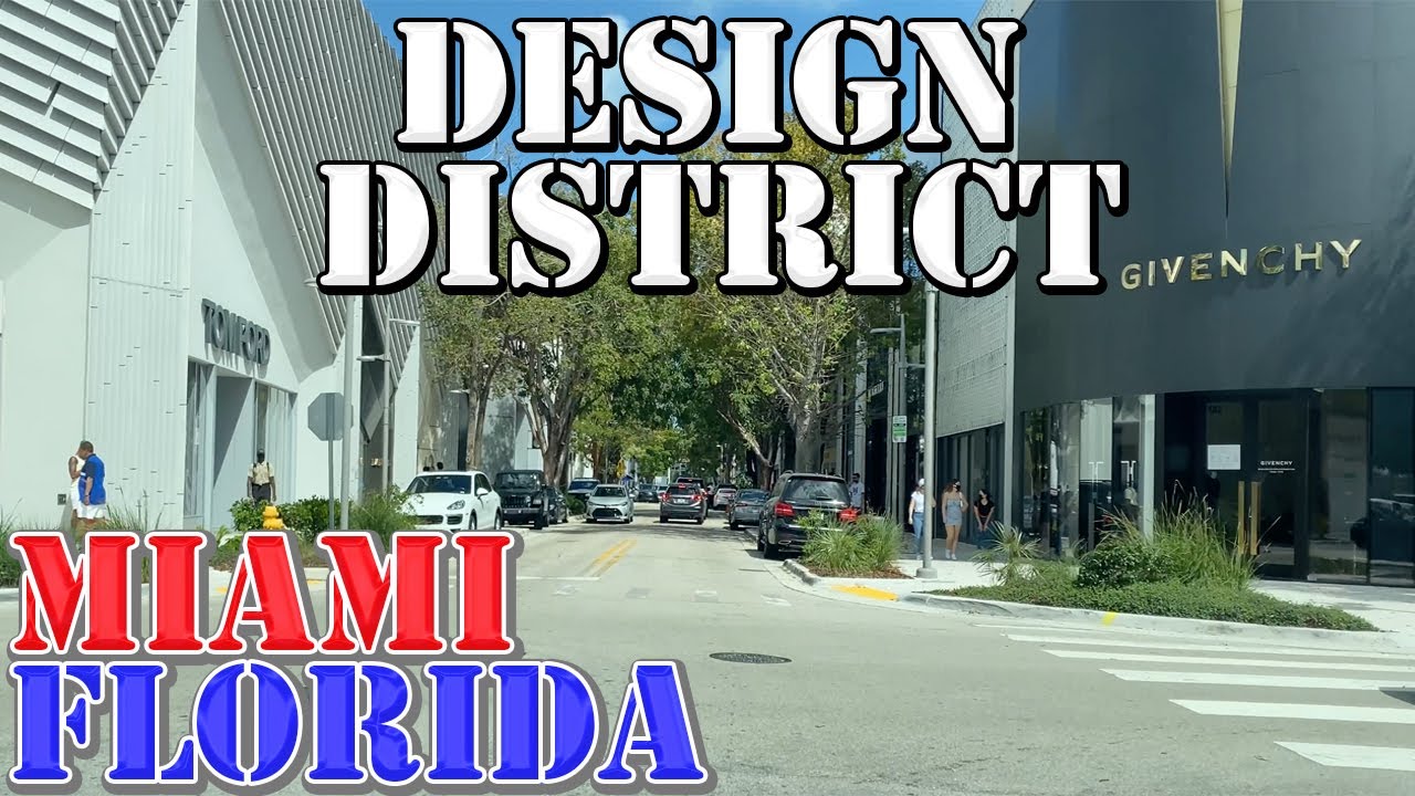Miami Design District - Miami - Florida - 4K Neighborhood Drive