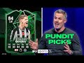 Newcastle star features as Jamie Carragher’s FC24 Pundit Pick after beating Arsenal!