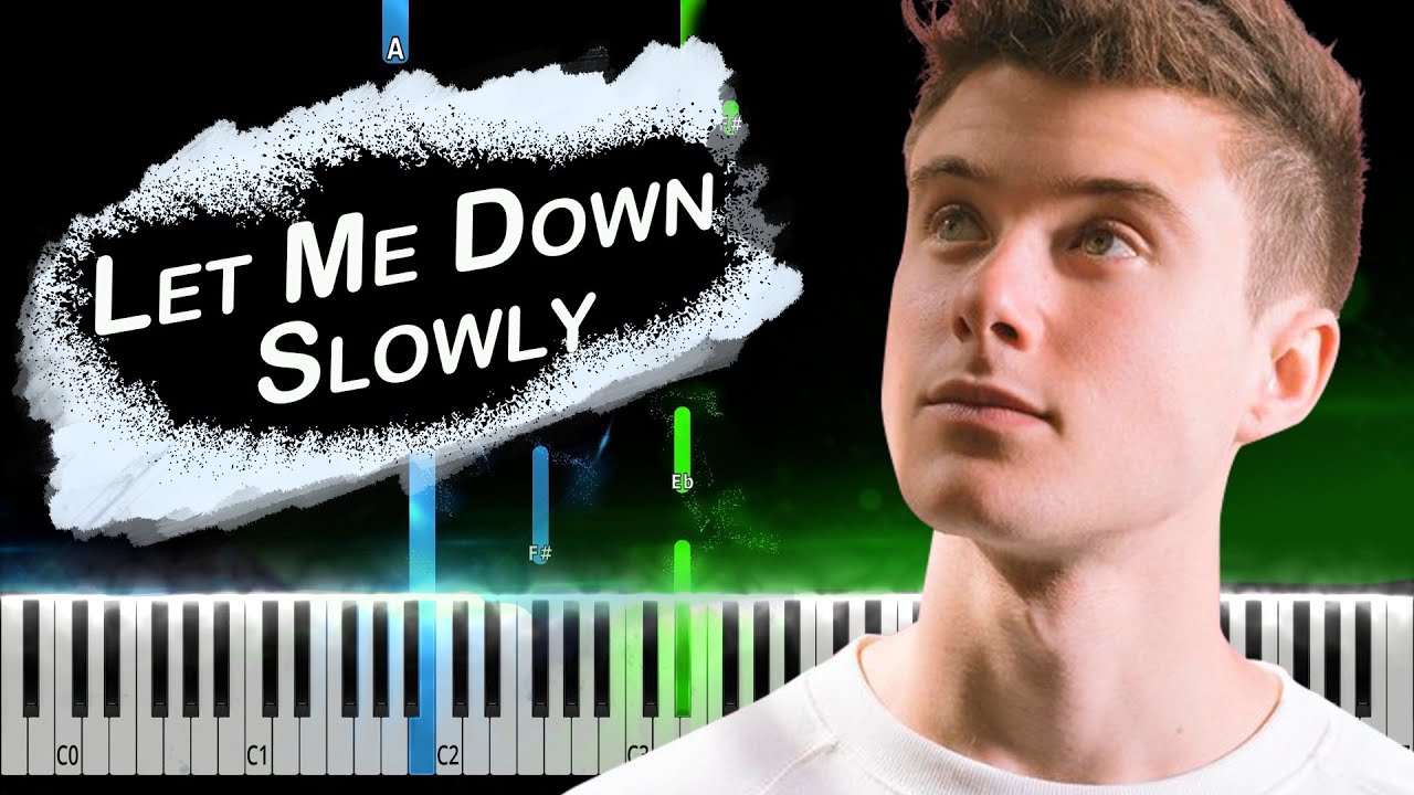 Alec Benjamin - Let Me Down Slowly Piano Tutorial