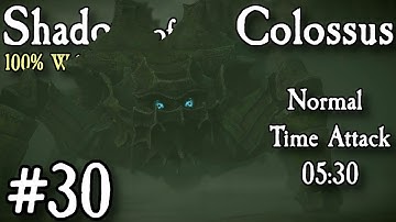 Shadow of the Colossus (PS4) 100% Walkthrough - Part 30: Normal Time Attack: Basaran!