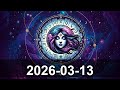 2026 03 13 Full Horoscope