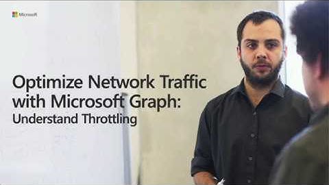Optimize network traffic with Microsoft Graph