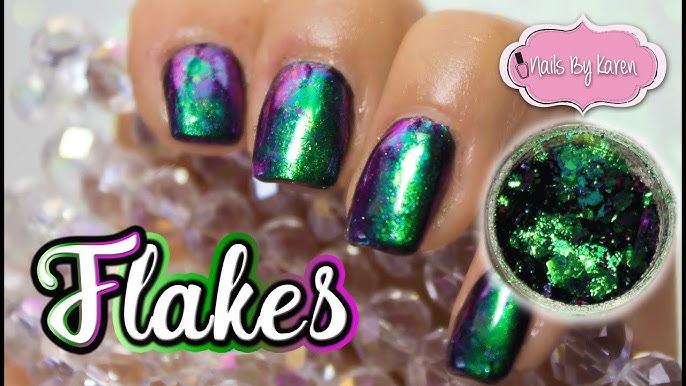 FLAKES Nails | Efecto Camaleon - YouTube