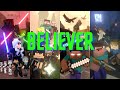 Imagine Dragons - Believer - Minecraft Animation