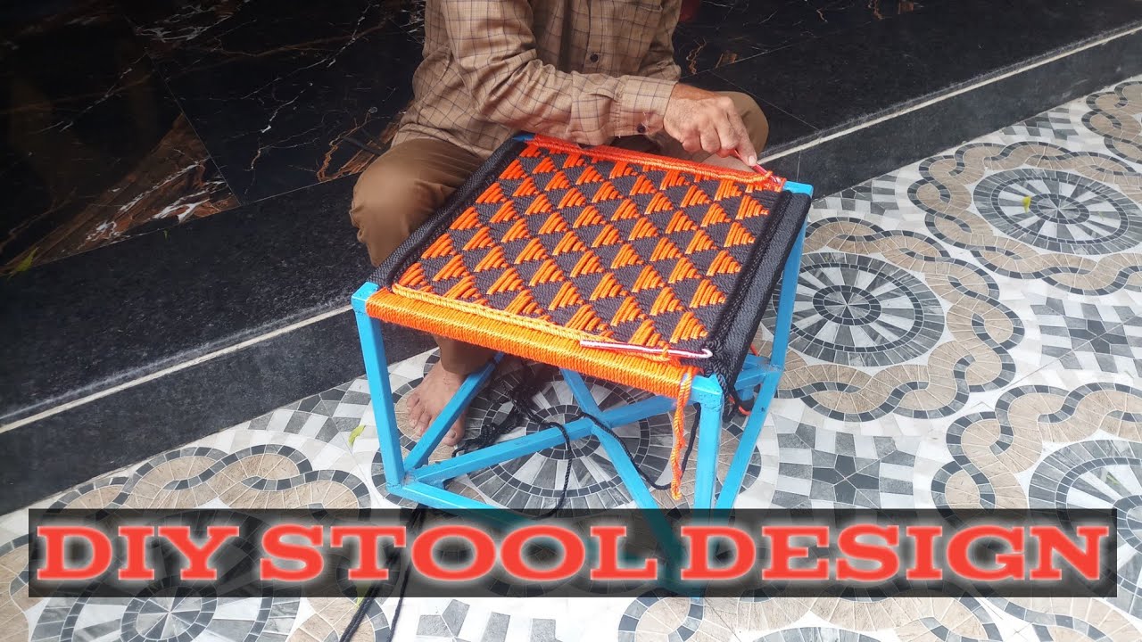 How to make an easy stool Diy stool Sitting stool diy stool
