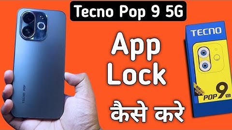 Tecno Pop 9 5G app lock kaise lagaye, how to set app lock in tecno, how to lock apps in tecno, app l