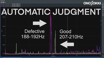 ONO SOKKI  3 steps to realize automatic PASS/FAIL Judgment