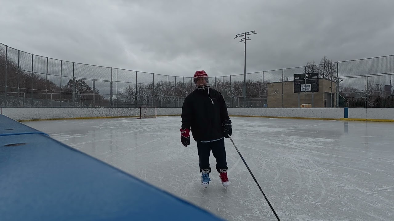 James David Ma's ICE HOCKEY PATENT SOME NICE SLAP SHOTS END OFF UNDER LEGS PICK UP, LACROSSE MOVE