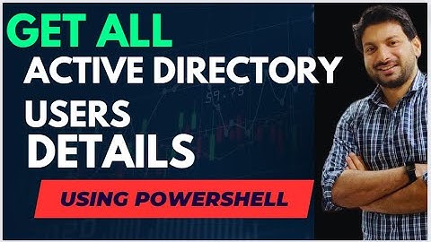 Get All Active Directory Users Details in CSV - Using PowerShell || Get All Domain Admin list