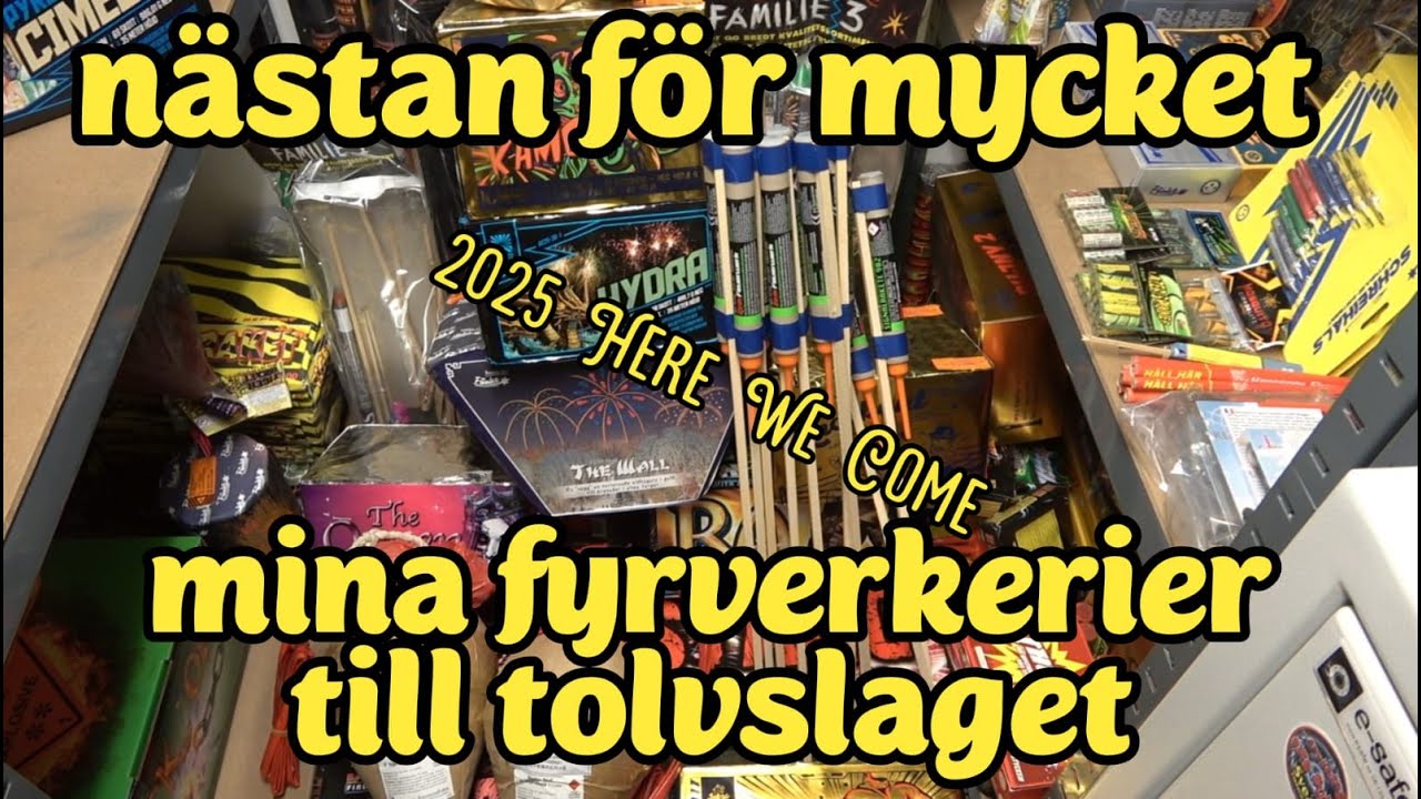 Mina fyrverkerier 2024-2025