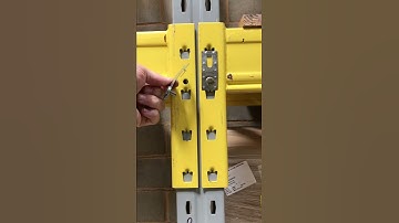 Orient Pallet Racking Beam Safety Lock Installation | APR Racking Pin Guide