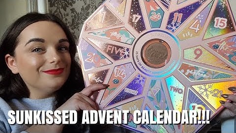 SUNKISSED 2022 ADVENT CALENDAR UNBOXING|SAME AS LAST YEARS??