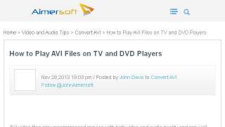 How-To Make An AVI File To Play On TV screenshot 5