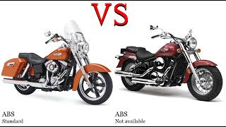 Harley Davidson Switchback vs Kawasaki VN 400 Vulcan Test specification comparison