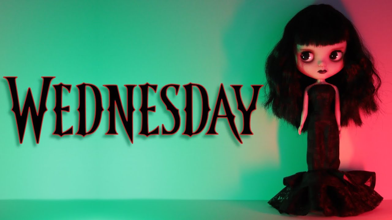 Wednesday Blythe Doll - Dress Sewing Collaboration! 