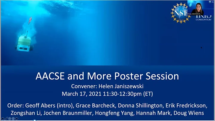 Marine Seismology Symposium - AACSE and More Poste...