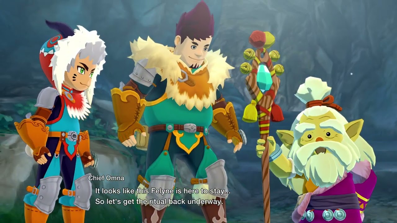 Monster Hunter Stories [#3 Blind]: Actually playing the game.