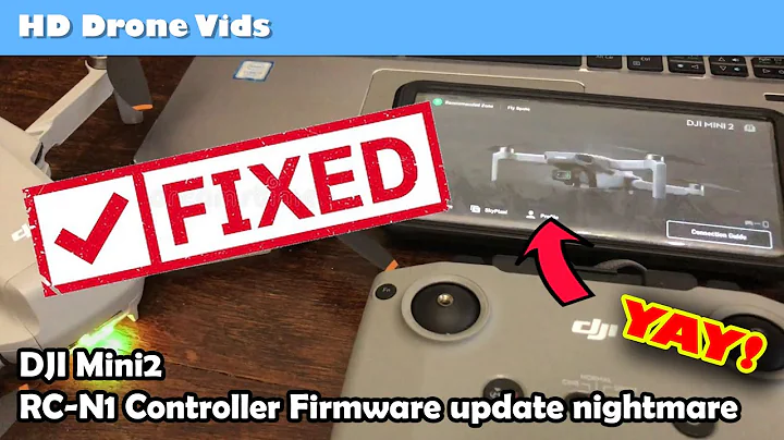 #5 - SOLVED/FIXED!!! Fixing DJI Mini2 RC-N1 Controller Firmware Issues using DJI Assistant 2