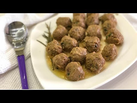 Polpette di carne  morbide e succose, senza uova