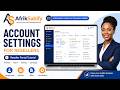 Reseller's account section