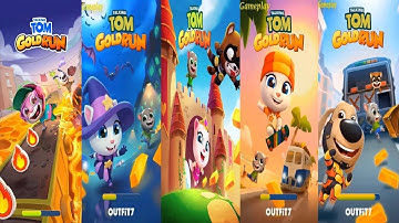 Talking Tom Gold Run Explorer Hank VS Witch Angela Skater Angela IRON BEN princess angela Boss Fight