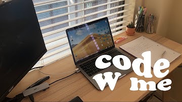 code with me // real time study with me & typing asmr