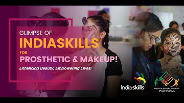 A Glimpse: Prosthetic & Makeup Skills - India Skills 2024! #makeup #artist #competition