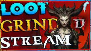 Testing stuff on Druid (lvl100)『Loot Grind Stream』 Diablo 4 !builds