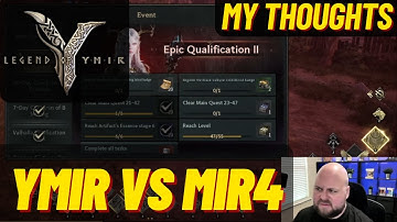 Legend of Ymir vs Mir4 - recensie van het spel en recente update!