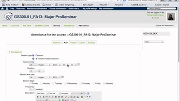 How to set up Attendance in iLearn 2.5