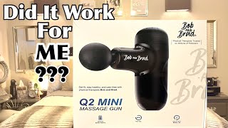 Q2 Mini Massage Gun Review + 10% Off Discount Code! Bob &amp; Brad Internet Physical Therapists