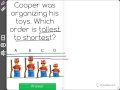 Ordering and Measuring Lego Men
