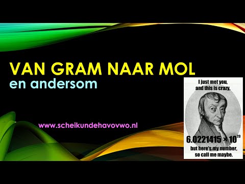 Video: Hoeveel gram o2 is in 1,2 mol o2?