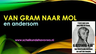 Van Gram Naar Mol En Andersom Rekenen Met De Chemische Hoeveelheid