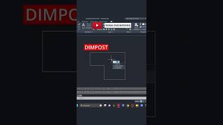 DIMPOST #autocad #autocadtips #autocadtipsandtricks #autocad2024